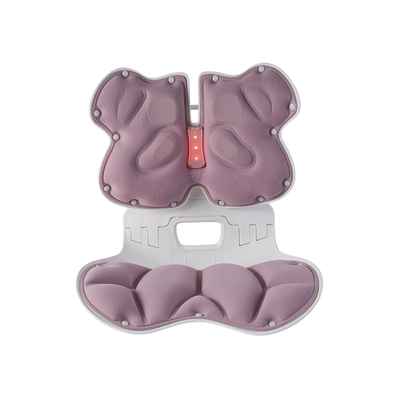 可折叠电动红灯加热按摩腰部支撑垫