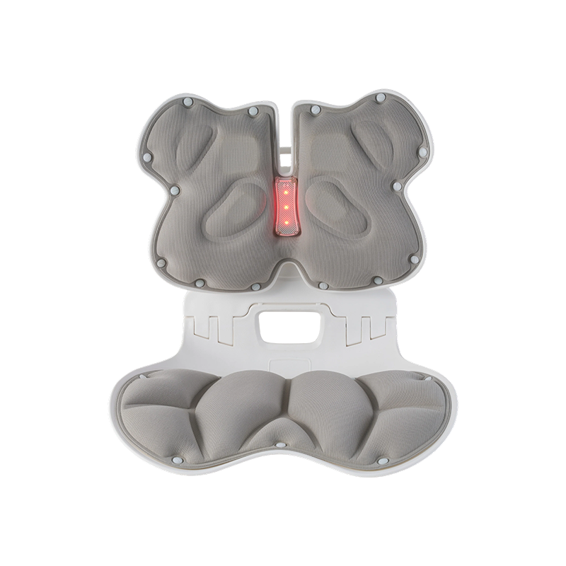 可折叠电动红灯加热按摩腰部支撑垫