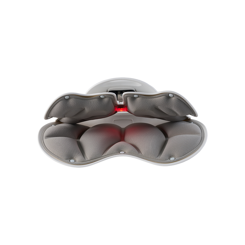 可折叠电动红灯加热按摩腰部支撑垫